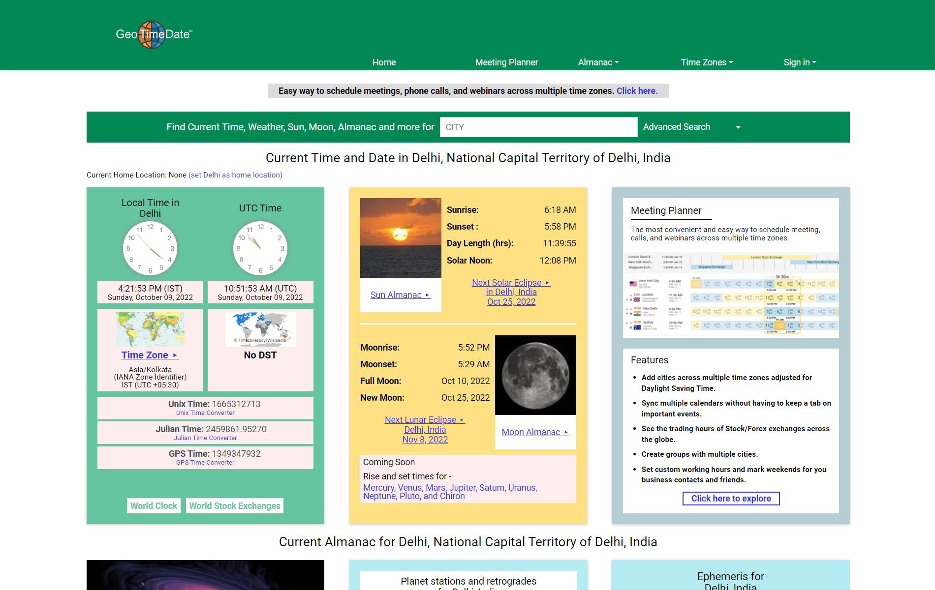 geotimedate.org homepage